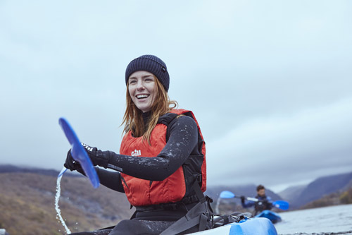 Woman in a Kayak Woman in a Kayak
